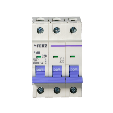 FMB-D 10kA 3P 20 х-ка D Автоматический выключатель